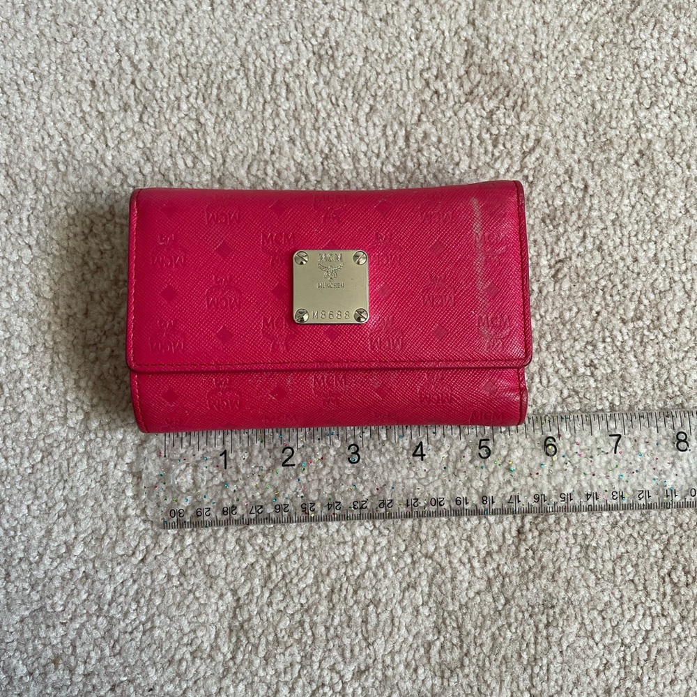 MCM tri-fold wallet